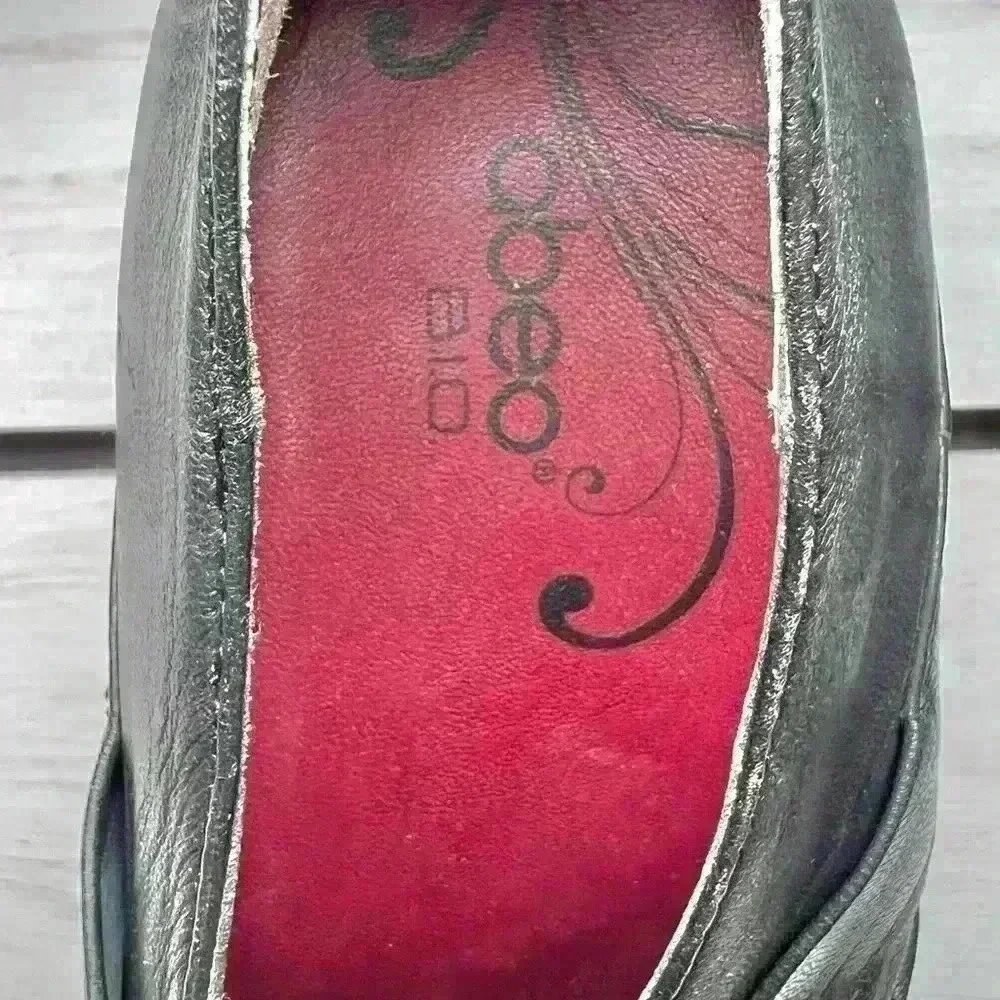 Abeo Women’s Black Leather Harlow Heel Size 6 1/2